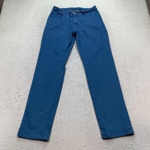 Blue Delta Jeans Men's Size 30X31 Blue‎ Denim 5 Pocket Custom Made Stretch